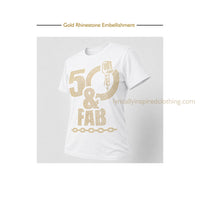 New Golden Jubilee 50th Rhinestone Unisex T Shirt
