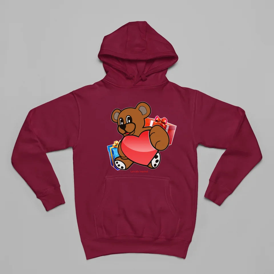 Unisex Burgundy Hoodie