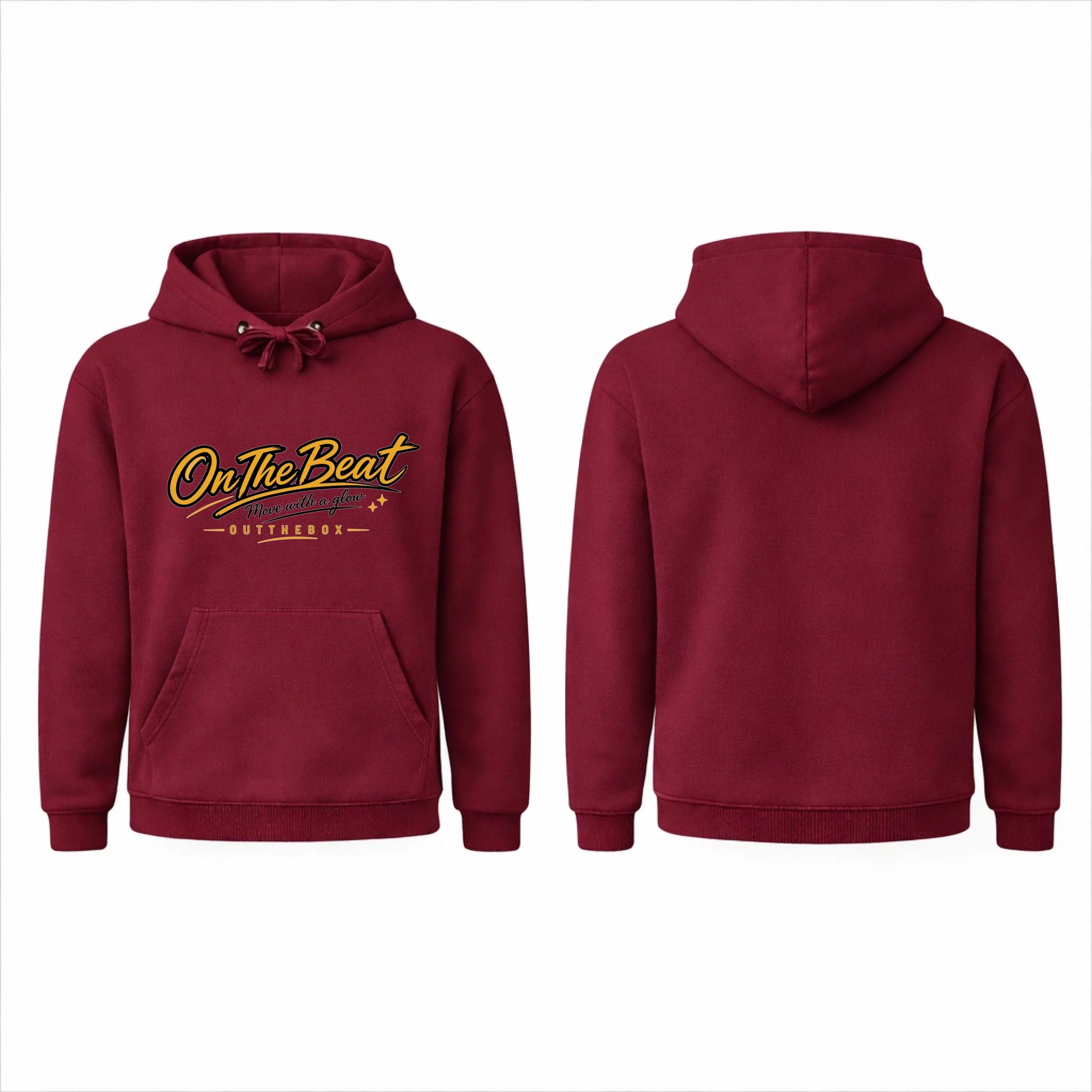 BURGUNDY HOODIE