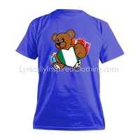 Nigerian Flag Heart Teddy Bear Unisex T Shirt