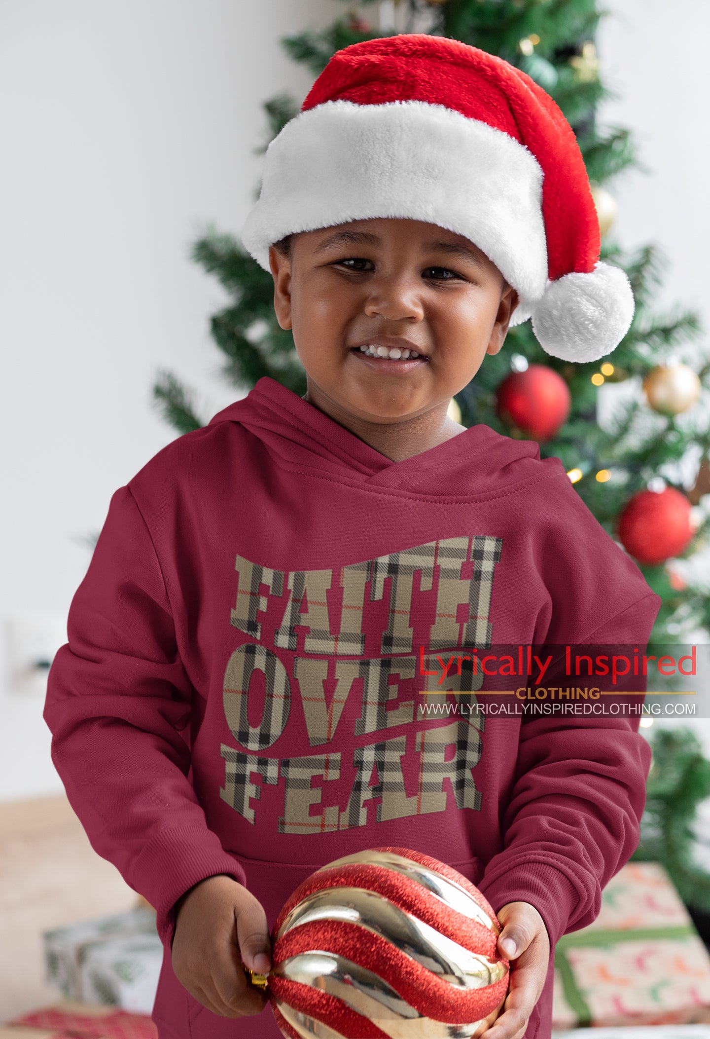 KIDS FAITH OVER FEAR Hoodie (Current Offer is only on White)