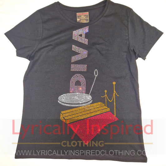 DIVA Rhinestone Tee