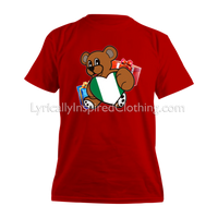 Nigerian Flag Heart Teddy Bear Unisex T Shirt