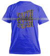 FAITH OVER FEAR UNISEX or MENS T SHIRT TARTAN PATTERN PRINT