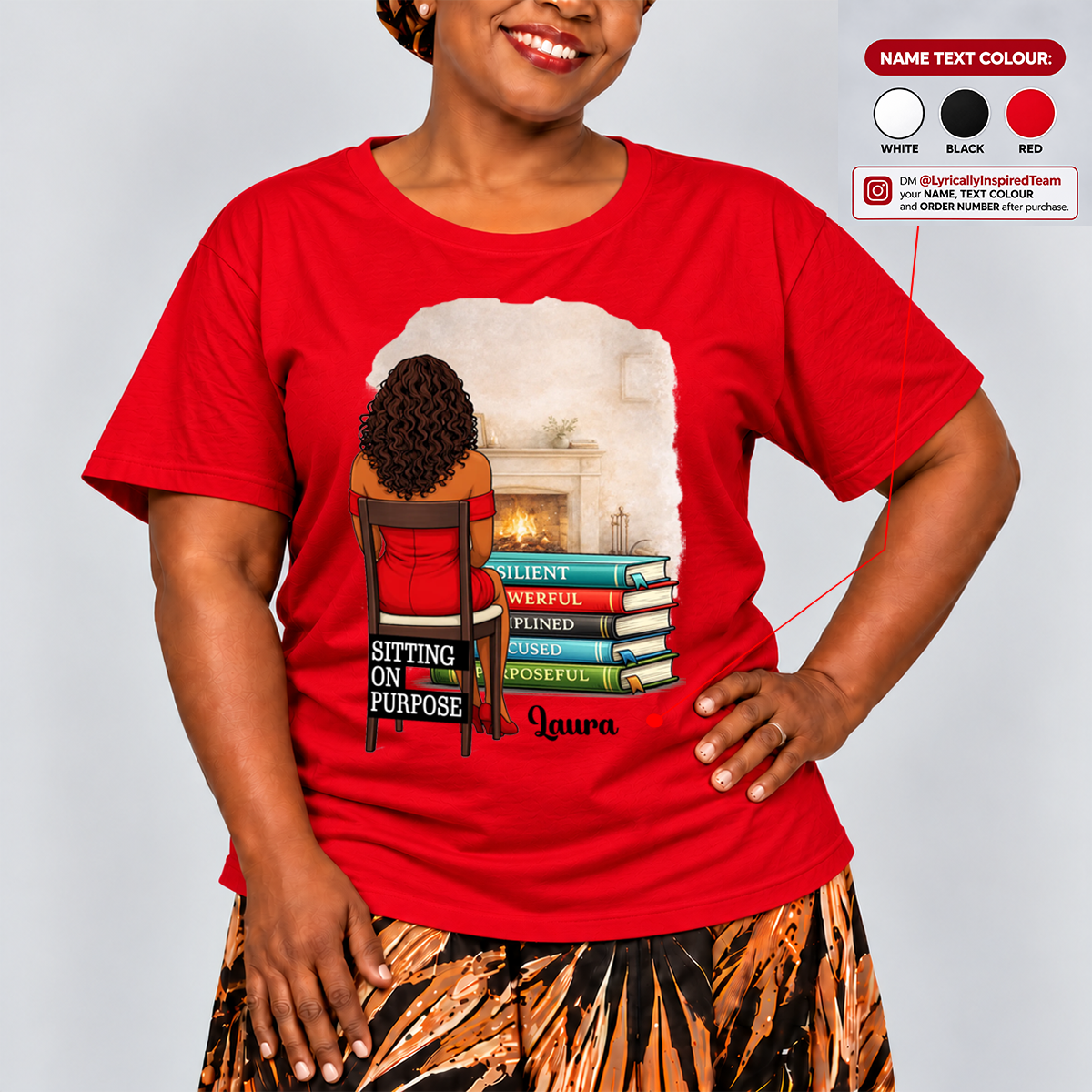 Sitting On Purpose - Personalised Custom Unisex T Shirt