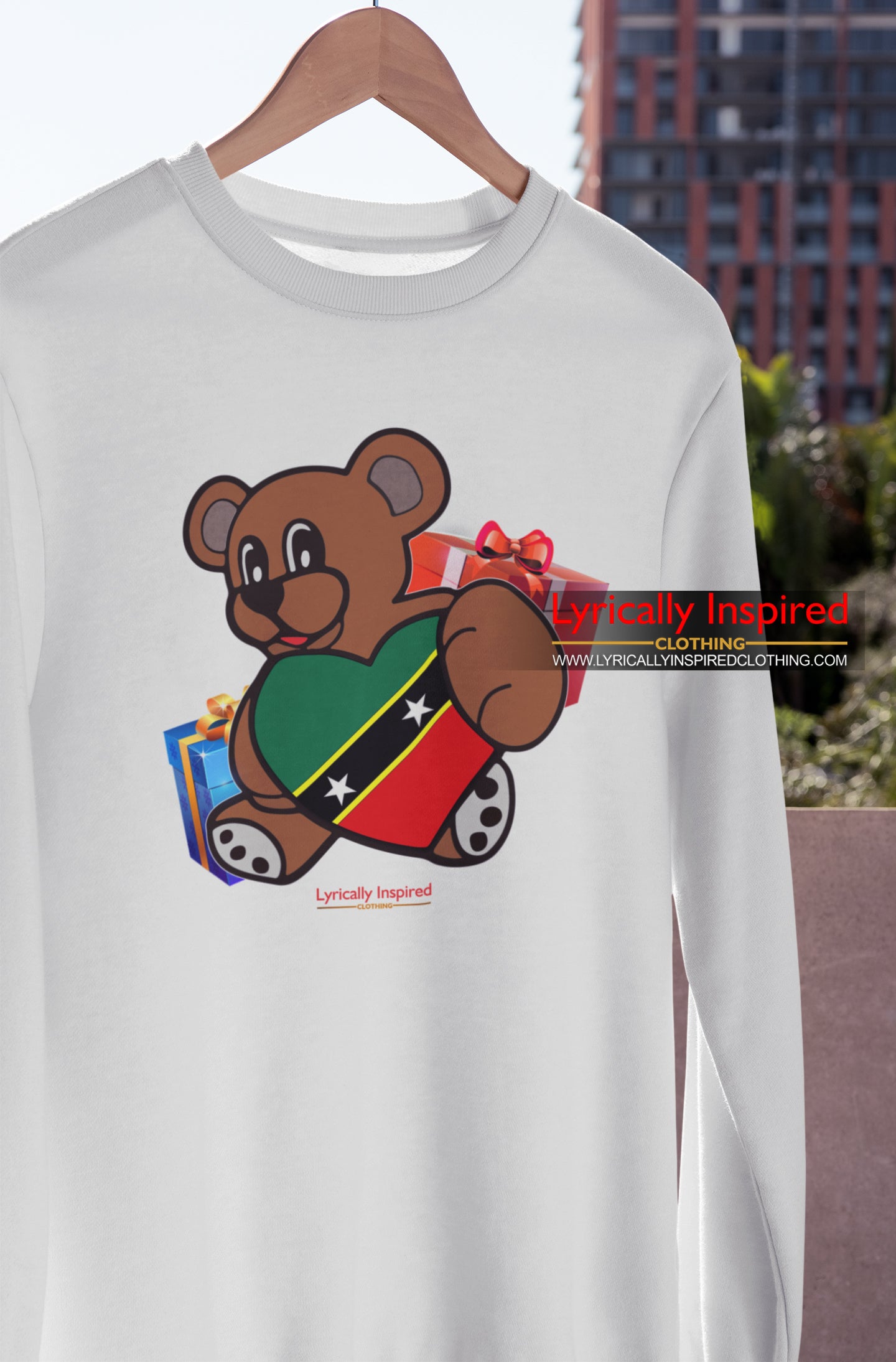 Teddy Gift St Kitts and Nevis Sweatshirt