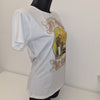 Mix of Print & Bling: Naija Bear/Heart White T Shirt